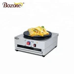 EBG-02 Stainless Steel Double Plates Gas Roti Prata Maker /Tortilla Pancake Maker /Industrial Crepe Maker And Hot Plate