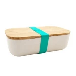ECO Bamboo fiber japanese bento wooden lunch box