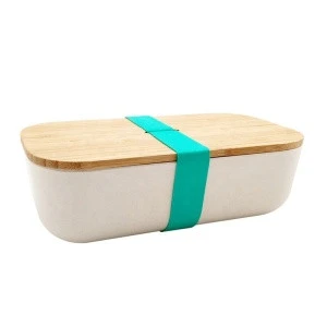ECO Bamboo fiber japanese bento wooden lunch box