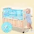 Import Eco-friendly baby cot bed crib with storage drawers and wheels baby nursery furniture from China