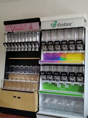 Buy Ecobox Dry Food Shelving Store Racks Display Candy Gondola Shelving ...