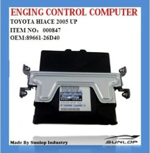 ECU engine control computer for hiace ,kdh200,bus commuter van #000847 2005-2009 quantum