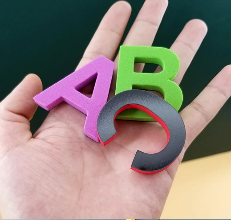 Educational Toys Set Foam Alphabet ABC Magnets with storage package