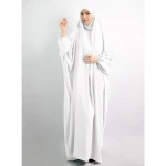 Eid Hooded Muslim Women Hijab Dress Prayer Garment Jilbab Abaya Long Khimar Full Cover Ramadan Gown Abayas Islamic Clothing