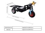 Electric Hand Truck Mini Transport Trolley for Tunnel Kiln Sintering Brick Factory