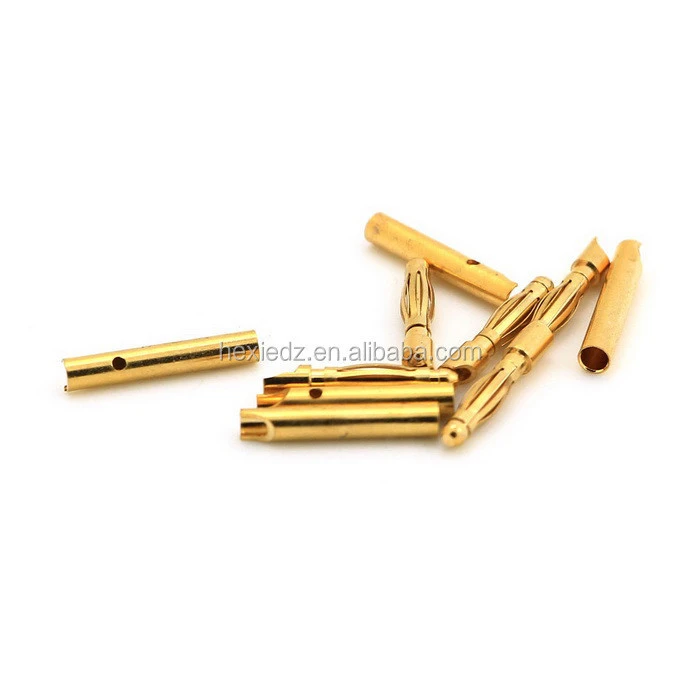 Electrical plug connectors 2mm bullet banana plug connector male and female