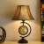 Import European-style table lamp bedroom bedside lamp creative fashion with mute clock home living room bedside table lamps from China