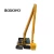 Excavator long boom and stick attachment