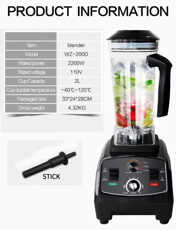 expensive juice galley machine powerful  bpa free 2200 30000rpm commercial smoothie vita mix blenders