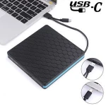 External CD Drive with USB 3.0 & Type-C for VCD/DVD/CD -ROM/-R/ +R /-RW Burner/Reader/Writer