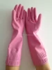 Extra long sleeve household rubber cleaning latex gloves