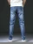 Import Factory custom high quality comfortable washed denim jeans fashion blue straight mens jeans from China