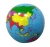 Import Factory Custom Office School Supplies Student Geography teaching equipment inflatable water floating giant world globe ball from China