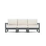 Factory Direct Commercial 3-seats Sofa Chair Outdoor Furniture Garden Sofa HDPE Patio Plastic Sofa Chair
