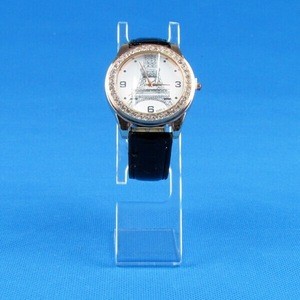 Factory direct price tabletop single design clear acrylic watch display case for sale