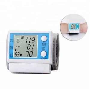 Factory direct wholesale newly wireless free wrist watch electric digital blood pressure monitor/bp monitor