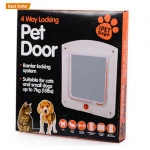 Factory hot Pet door ,Dog and cat door /4 ways pet door /cat flap