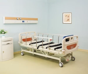 Factory price luxury style functional  The whole bed stand up 3 function electric disable free used hospital bed