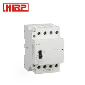 Factory Provide 2P/4P 16amp--100amp Auto and Manual Din Rail Mounted Modular Contactor