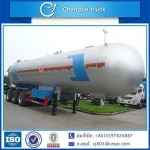 Factory sale new design customized top grade Q345R air suspension BPW 3-axle 47.58m3 dimethyl ether lpg pressure tank trailer