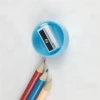 Factory spot wholesale pencil sharpener circular plane diameter 26 mm plastic single hole pencil sharpener