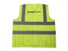 Factory Supply Orange High Visibility Fleece Lined Hi Vis Winter Construction Security Reflective Safety Body Vest