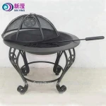 Factory wholesale garden furniture Deck Firepit Place BBQ Patio outdoor Heater cast iron fire pit