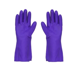 Factory Wholesale rubber long cuff household latex work gloves