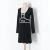 Import Fall new bow slip dress + long sleeve elegant two pieces dress set for woman from China