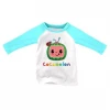 Fall Winter coco melon shirts wholesale boutique kids top cartoon printed clothing baby girls boy long sleeves T-shirts children