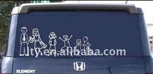 family stickers for car (ss-260)