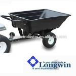 Farm Tipping Trailer , Garden Trailer for Tractor Mower