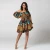 Import Fashion African Dresses For Women Summer One Shoulder Two Wear Dashiki Africa Print Casual Dresses Bazin Top Y12517 from China