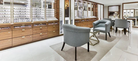 Fashion optical store showcase shop decoration glasses display furniture