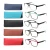 Import Fashion Style Colorful Uniex Eyewear Clear Plastic Womans Designer Reading Glasses For Man from China