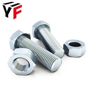 Fastener Standard DIN931 DIN933 DIN934 Stainless Steel Hex Bolts And Nuts
