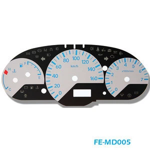 FE-MD005 Screen Printing Auto Meter Dial and Car Dashboard Faceplate Dial for Used Cars