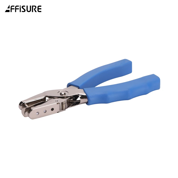 Filing products colorful stainless steel manual hole punch tool steel single hole punch