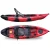 Import Fishing kayak de pesca kayak fishing cheap sale used sit on top plastic paddle fishing ocean canoe kayak from China