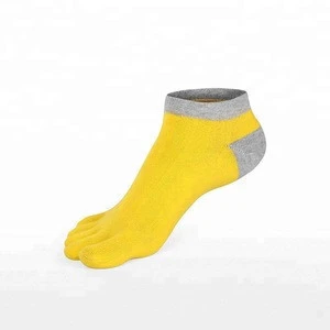 Five toe socks 6 pack - toes separated comfortable socks for athletic, running, walking, yoga and casual use