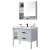 Import Floor Wood Bathroom Cabinet White Vanity Set Paint Easy To Assemble Install Antique European Vanity Bathroom Furniture from China