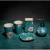 Import Flower Bath Soap Set Colorful ceramic Bathroom Accessory set from China
