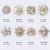 Import Flower Crystals Gold Metal Alloy Mixed Nail Art Designs 2020 Accessories Decorations 3d Nail Art Rhinestone from China