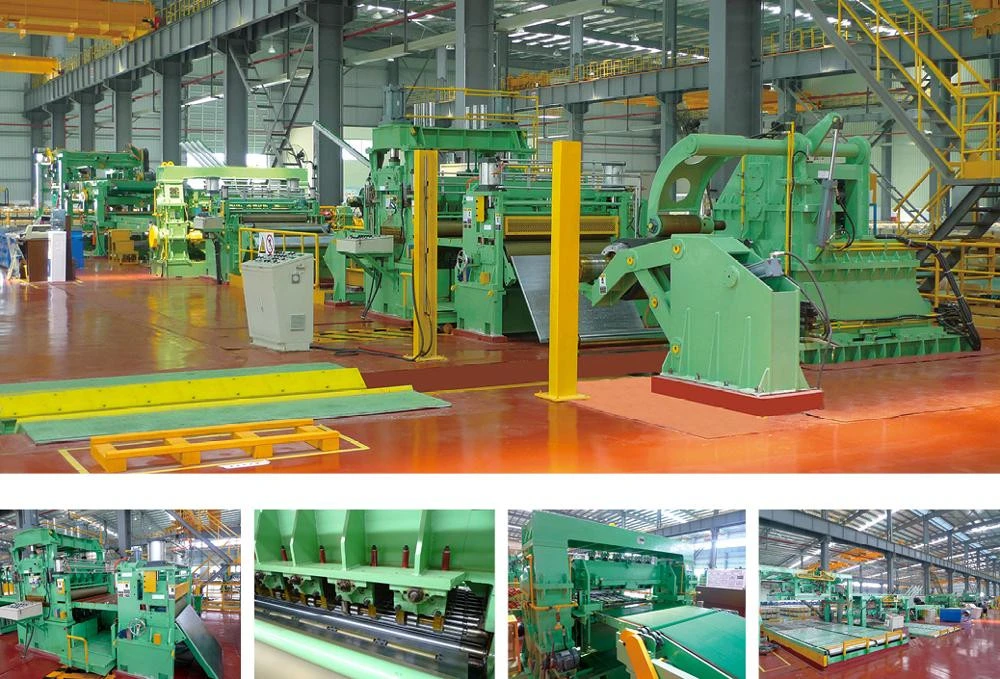 Flying cut to length line automatic metal cutting line sheet metal cutting to length machine