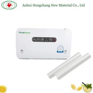 Food Protector home use vacuum machine with embossed film roll
