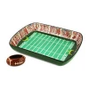 Football Stadium Game Day Ceramic Chip and Dip Dish Plate Dish