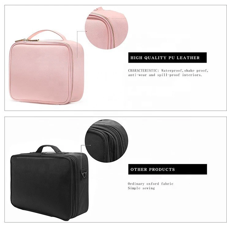 Free Sample Custom Professional Mini Portable Small Makeup Bag Travel Small Make up Cosmetic Bags Case