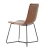 Import Free sample furniture designer modern pu leather dining restaurant chairs for retail from China