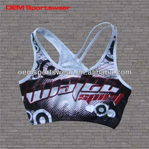 Free sample sublimated sportswear cheerleading top