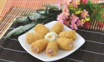 Frozen Crispy Golden Sweet Taro Roll, Halal Frozen Food